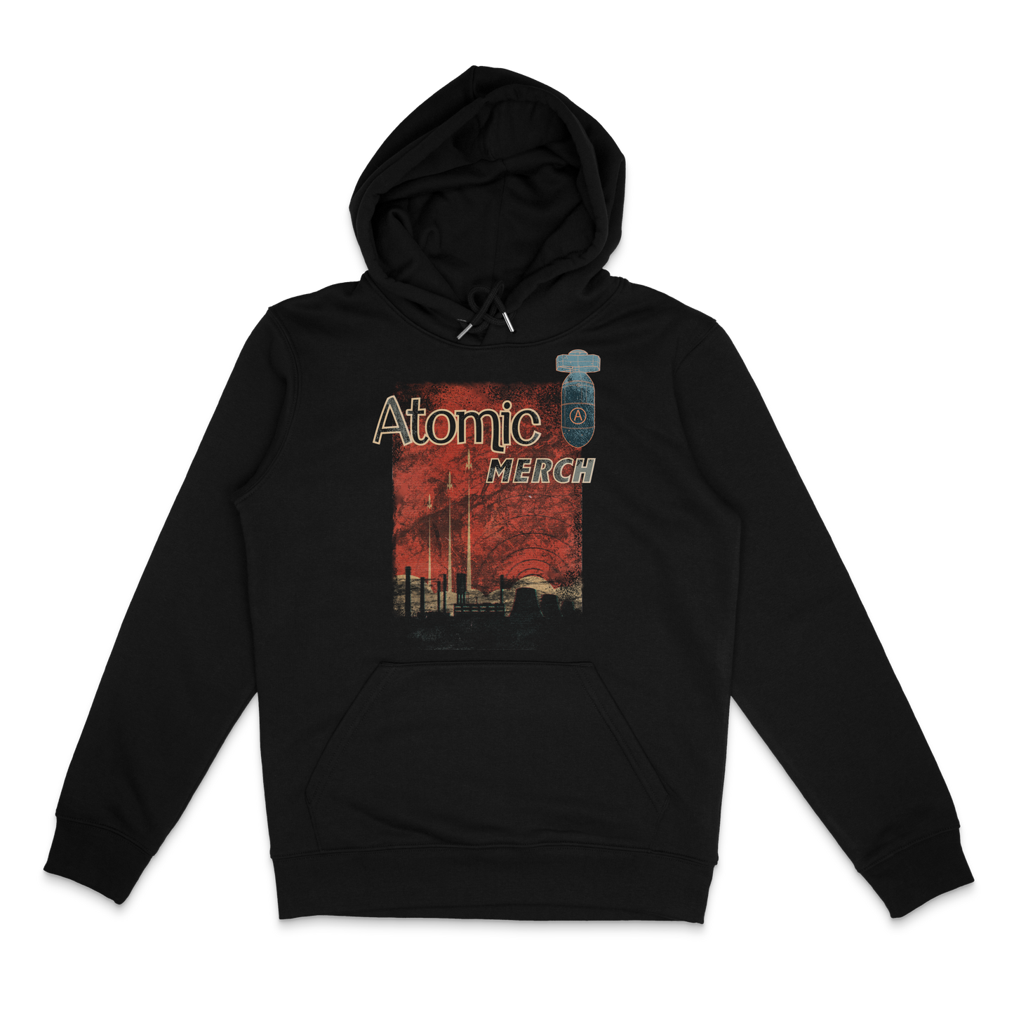 Hoodie Orgánico Print Atomic Merch Original