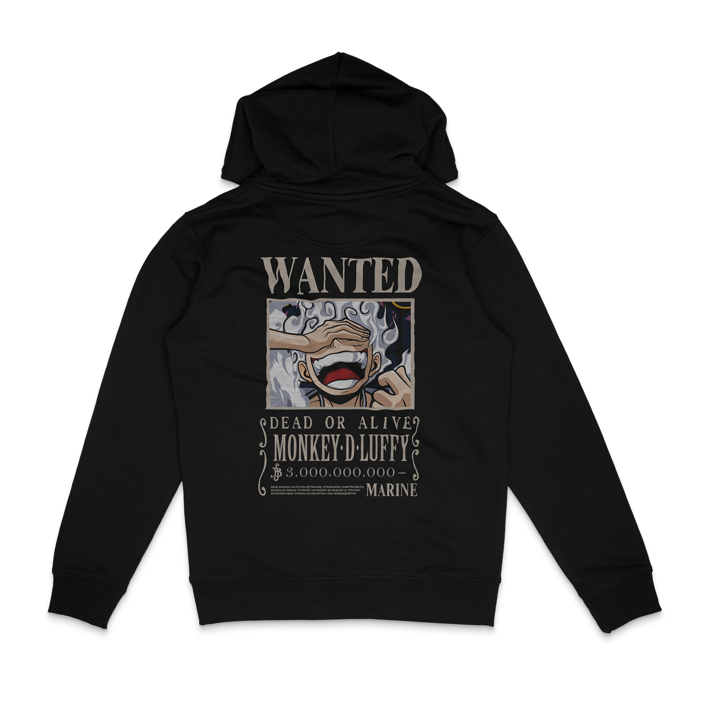 Hoodie Organico One Piece Luffy Gear 5