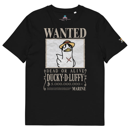 Playera Algodón Orgánico Ducky D Luffy Wanted