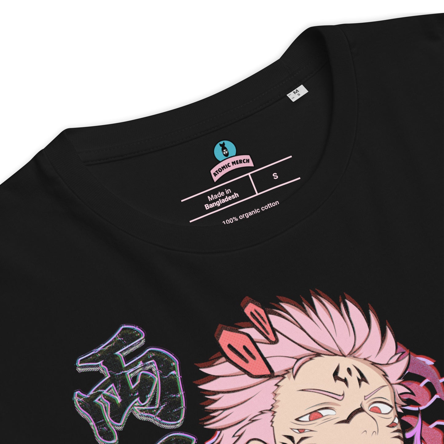 Playera Algodón Orgánico Jujutsu Kaisen Ryōmen Sukuna